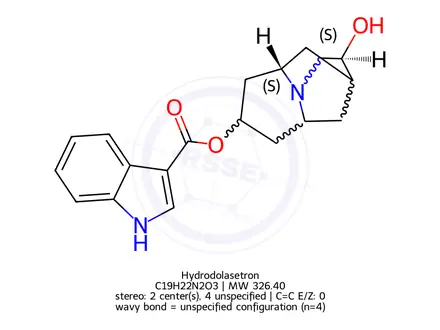 Chemical structure of Hydrodolasetron
