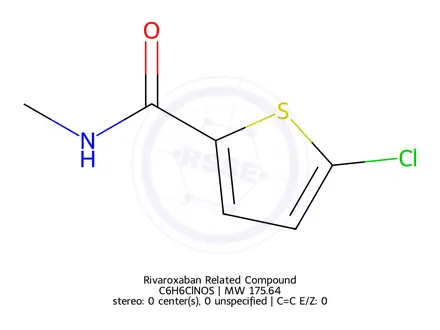 Chemical structure of Rivaroxaban Related Compound