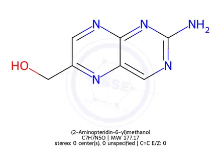 Chemical structure of (2-Aminopteridin-6-yl)methanol