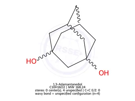 Chemical structure of 1,3-Adamantanediol