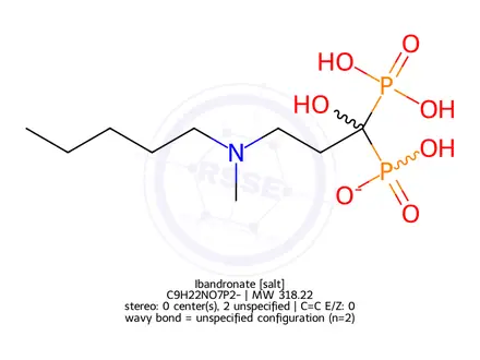 Chemical structure of Ibandronate