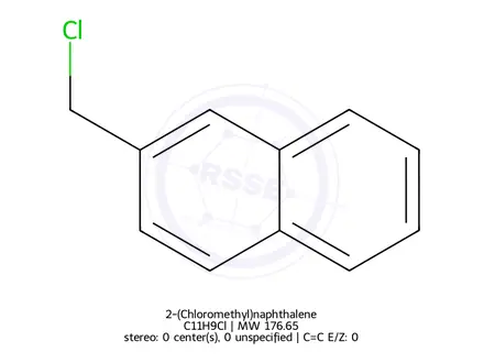 Chemical structure of 2-Chloromethyl naphthalene