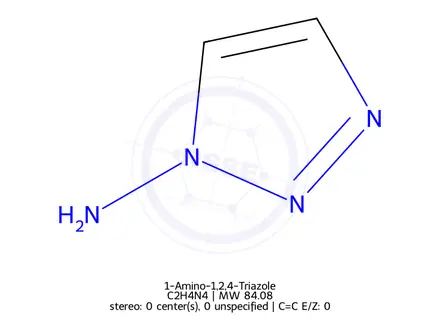 Chemical structure of 1-Amino-1,2,4-Triazole