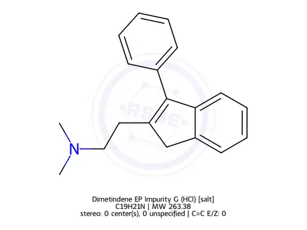 Chemical structure of Dimetindene EP Impurity G (HCl)