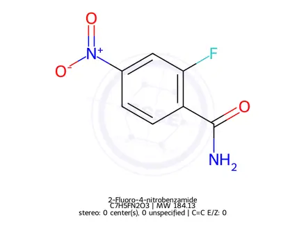 Chemical structure of 2-Fluoro-4-nitrobenzamide