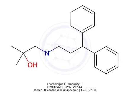 Chemical structure of Lercanidipin EP Impurity E