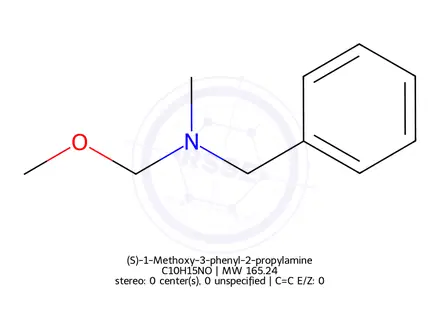 Chemical structure of (S)-1-Methoxy-3-phenyl-2-propylamine