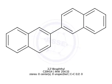 Chemical structure of 2,2'-Binaphthyl