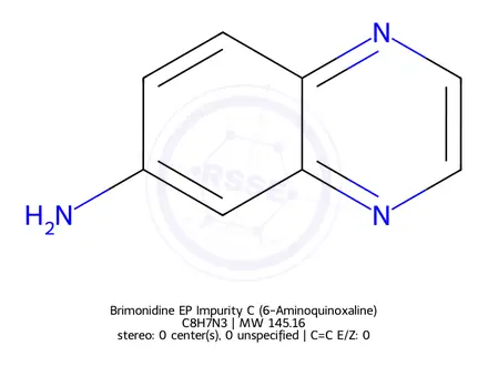 Chemical structure of Brimonidine EP Impurity C