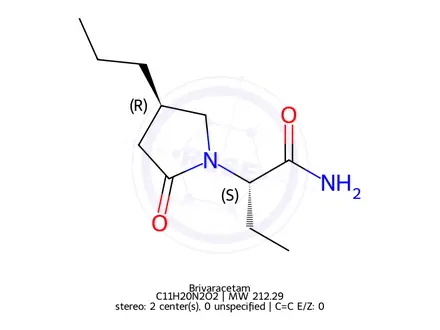 Chemical structure of Brivaracetam