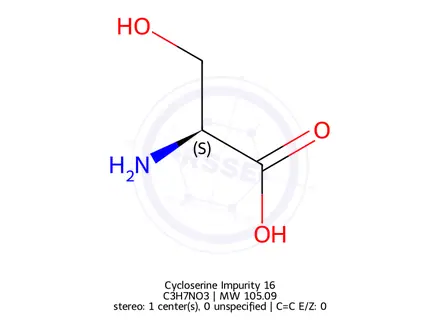 Chemical structure of Cycloserine Impurity 16