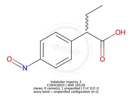 Chemical structure of Indobufen Impurity 3