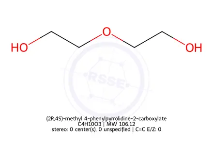 Chemical structure of 1,5-Dihydroxy-3-oxapentane