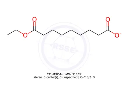 Chemical structure of Azelaic Acid Impurity 1