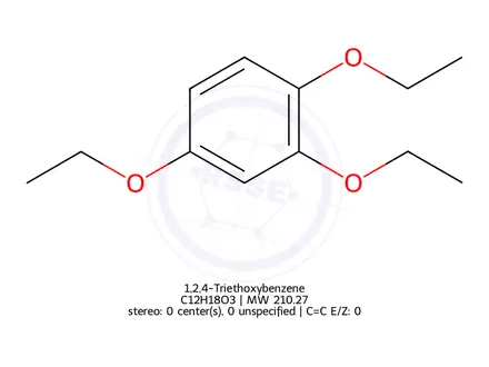 Chemical structure of 1,2,4-Triethoxybenzene
