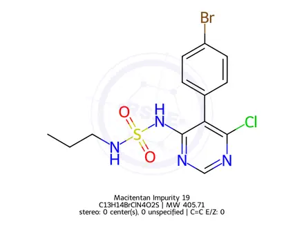 Chemical structure of Macitentan Impurity 9