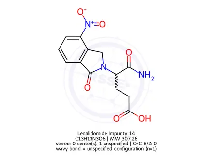 Chemical structure of Lenalidomide Impurity 14