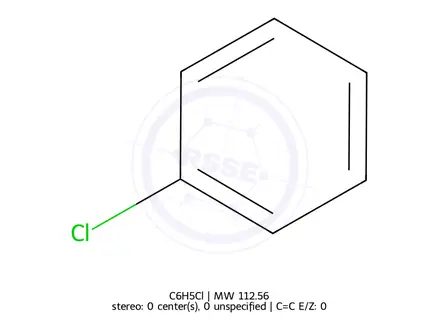 Chemical structure of Chlorobenzene