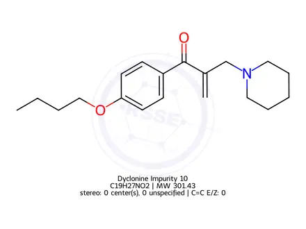 Chemical structure of Dyclonine Impurity 10