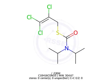 Chemical structure of Triallate