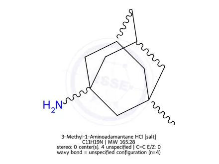 Chemical structure of Adamantane Impurity G