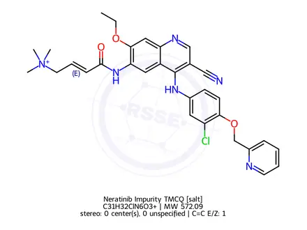 Chemical structure of Neratinib Impurity TMCQ