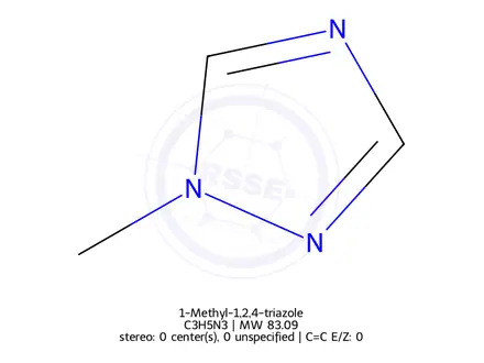 Chemical structure of 1-Methyl-1,2,4-triazole