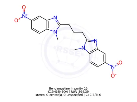 Chemical structure of Bendamustine Impurity 16