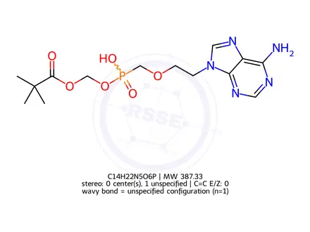 Chemical structure of Adefovir monoester