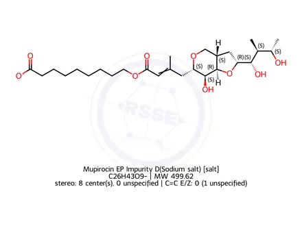 Chemical structure of Mupirocin EP Impurity D(Sodium salt)