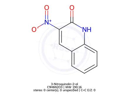 Chemical structure of 3-Nitroquinolin-2-ol
