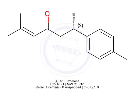 Chemical structure of ar-Turmerone