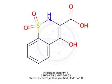 Chemical structure of Piroxicam Impurity 4