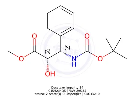 Chemical structure of Docetaxel Impurity 34