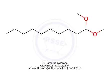 Chemical structure of 1,1-Dimethoxydecane