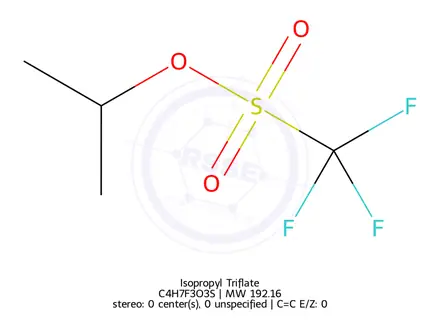 Chemical structure of Isopropyl Triflate