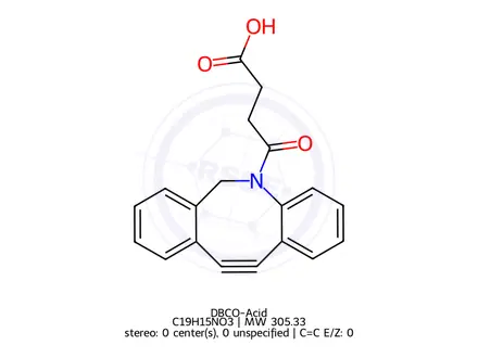 Chemical structure of DBCO-Acid