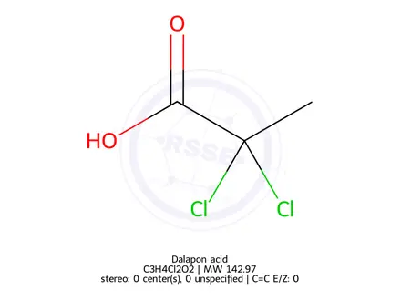 Chemical structure of Dalapon