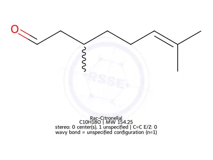 Chemical structure of Rac-Citronellal