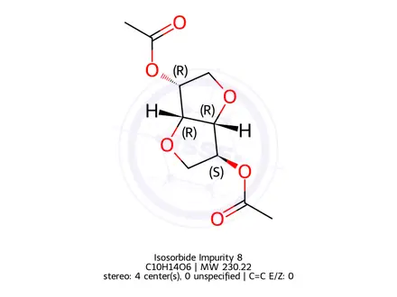 Chemical structure of Isosorbide Impurity 8