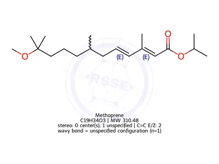Chemical structure of Methoprene