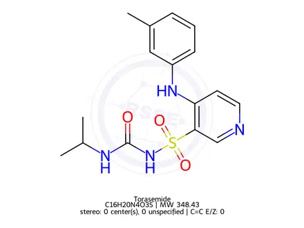 Chemical structure of Torasemide