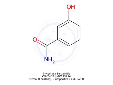 Chemical structure of 3-Hydroxy Benzamide