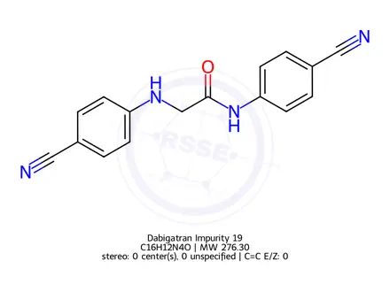 Chemical structure of Dabigatran Impurity 19