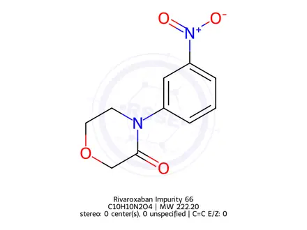 Chemical structure of Rivaroxaban Impurity 66