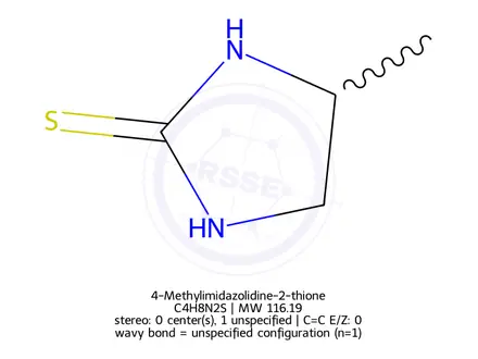 Chemical structure of 4-Methylimidazolidine-2-thione