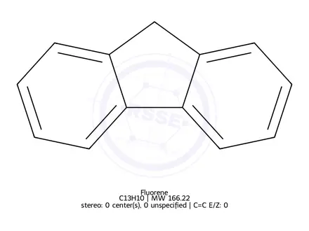Chemical structure of Fluorene