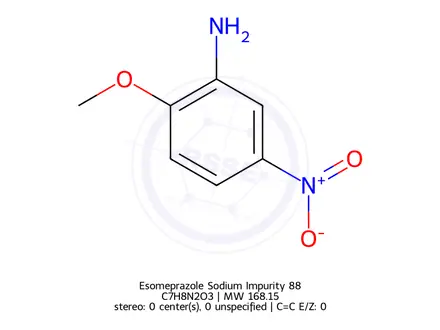 Chemical structure of Esomeprazole Sodium Impurity 88