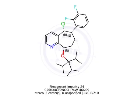Chemical structure of Rimegepant Impurity 24