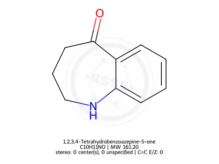 Chemical structure of 1,2,3,4-Tetrahydrobenzoazepine-5-one